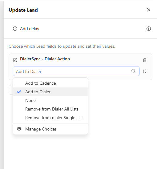 Close workflow add lead status fields